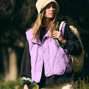 New Free People Quinn Quilted Puffer Vest